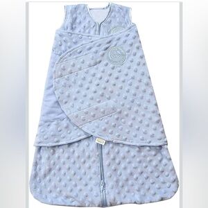 Halo Soft Blue Baby Swaddle Sleepsack